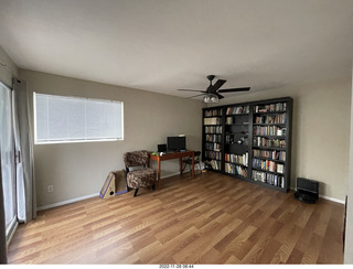 5 a1m. my newly-reconstructed upstairs library