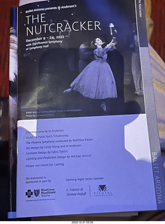 Phoenix Symphony Hall - Ballet Arizona - Nutcracker program