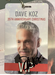 Mesa Arts- Dave Koz VIP badge