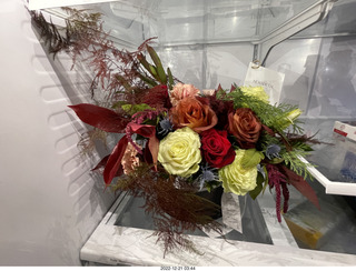 746 a1n. Happy  Birthday to me! Beautiful bouquet from olga and anthony in my 'fridge