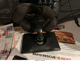 Facebook - the rear defroster should take care of this snow