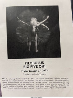 Mesa Arts Center - Pilobolus dance - Big Five Oh! program