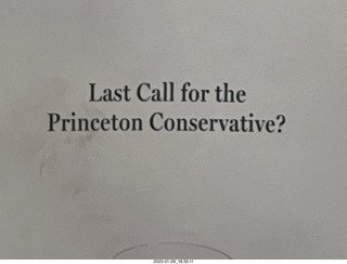 Princeton Alumni Weekly - last call for the Princeton conservative?