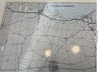 Ohio Turnpike map
