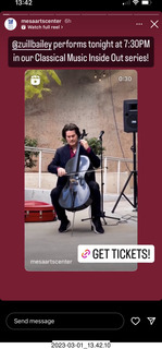 Mesa Arts - Zuill Bailey 'cello program