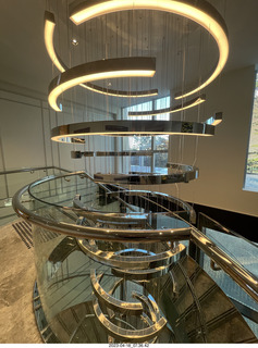 12 a1s. Astro Trails - Perth hotel lobby sculpture