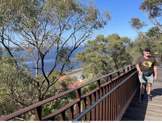 Astro Trails - Perth tour - Australian Botanical Garden - aerial walkway + Adam