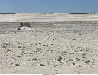 Astro Trails - Australia - sand dunes sign