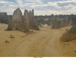 203 a1s. Astro Trails - Australia - Pinnacle park