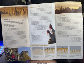 Astro Trails - Australia - Pinnacle park brochure