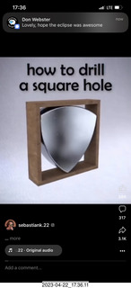 Facebook - How to drill a square hole