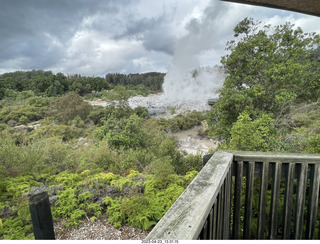 New Zealand - Thermal Hot Springs - Te Puia - steam and geyser