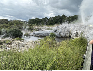 111 a1s. New Zealand - Thermal Hot Springs - Te Puia - steam and geyser