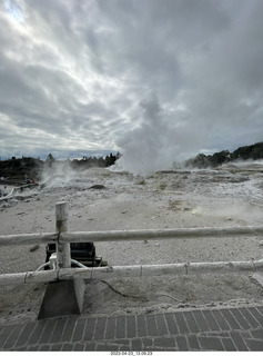 New Zealand - Thermal Hot Springs - Te Puia - steam and geyser