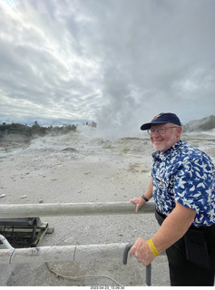 New Zealand - Thermal Hot Springs - Te Puia - steam and geyser