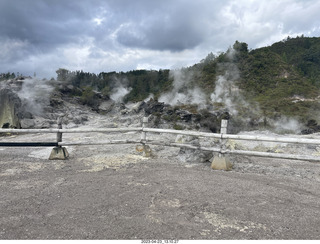 New Zealand - Thermal Hot Springs - Te Puia - steam and geyser