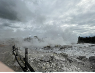 New Zealand - Thermal Hot Springs - Te Puia - steam and geyser