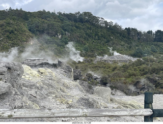 New Zealand - Thermal Hot Springs - Te Puia - steam and geyser