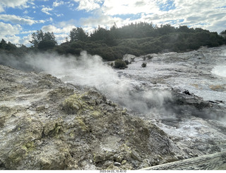 208 a1s. New Zealand - Hell's Gate - mud and thermal walk