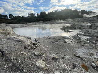 New Zealand - Hell's Gate - mud and thermal walk sign