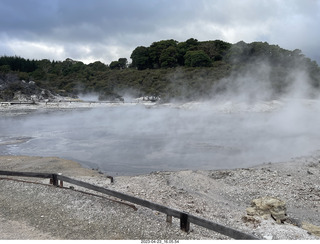 New Zealand - Hell's Gate - mud and thermal walk - waterfall