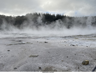 New Zealand - Hell's Gate - mud and thermal walk - waterfall