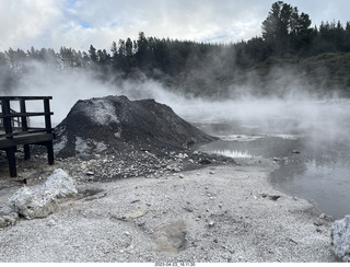 258 a1s. New Zealand - Hell's Gate - mud and thermal walk - mud volcano