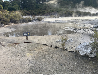 New Zealand - Hell's Gate - mud and thermal walk - mud volcano