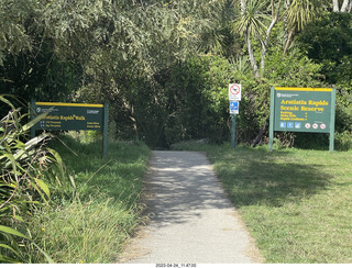 New Zealand - dam opening signs