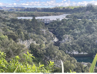 34 a1s. New Zealand - dam opening walk