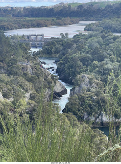 48 a1s. New Zealand - dam opening