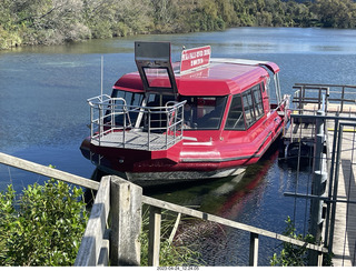 New Zealand - Huka Falls River Cruise boat