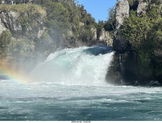 New Zealand - Huka Falls River Cruise + waterfall + rainbow