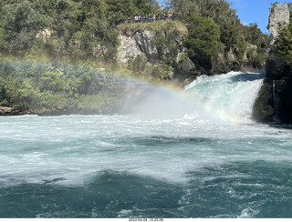 New Zealand - Huka Falls River Cruise + waterfall + rainbow