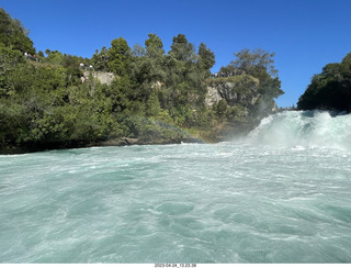 New Zealand - Huka Falls River Cruise + waterfall