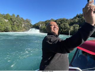 New Zealand - Huka Falls River Cruise + waterfall