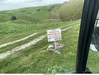 New Zealand - Spellbound Glowworm & Cave Tours - down to the cave - sign