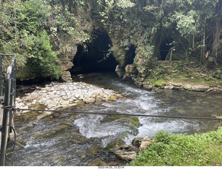 New Zealand - Spellbound Glowworm & Cave Tours - down to the cave