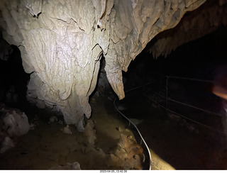 New Zealand - Spellbound Glowworm & Cave Tours - down to the cave