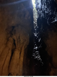 New Zealand - Spellbound Glowworm & Cave Tours - cave with above light