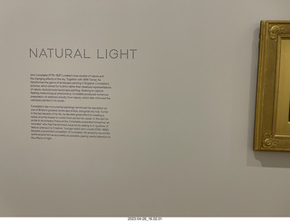 New Zealand - Auckland Art Museum - Light from Tate exhibit