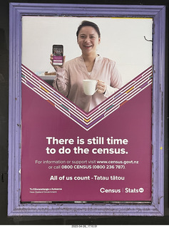 New Zealand - Auckland - census poster