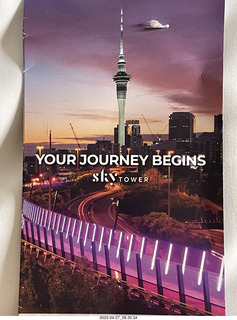 New Zealand - Auckland Sky Tower brochure