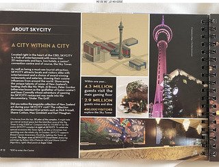 New Zealand - Auckland Sky Tower brochure + Adam