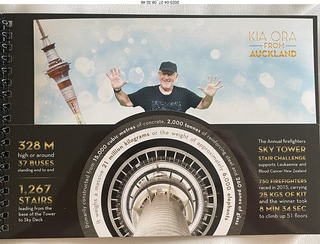 New Zealand - Auckland Sky Tower brochure + Adam