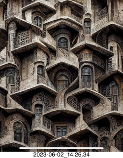 Facebook - Escher-style building