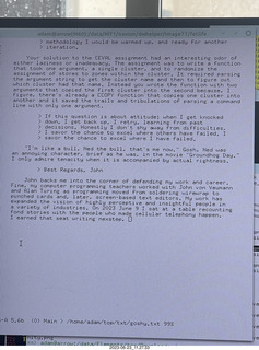 my pissy reponse to John Goshy