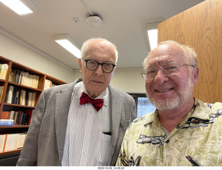 Bob Gunning and Adam at Princeton University