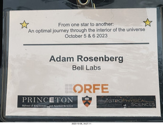 Princeton University napkin