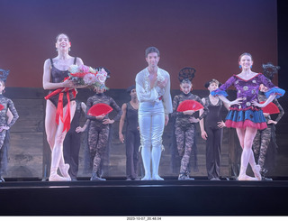Philadelphia Ballet - Carmen - curtain calls with Beatrice Affron